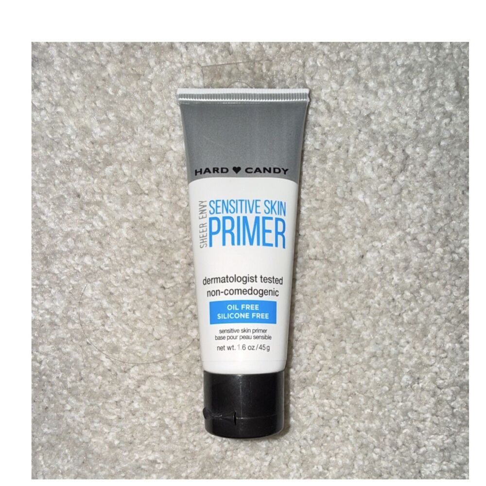 Hard Candy Sheer Envy Sensitive Skin Primer Oil-Free Silicone-Free Smooth 1.6 oz